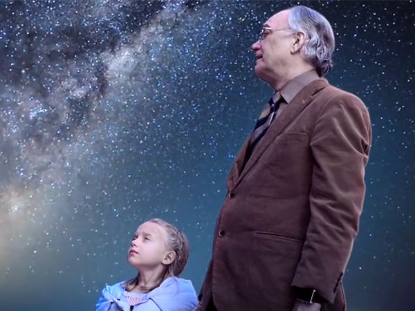 地球一小時宣傳片，星空下的宣傳片拍攝